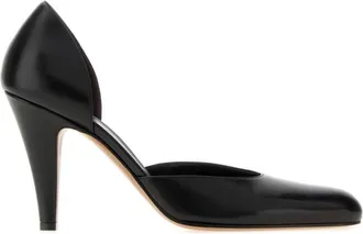 The Row Black Slip On Pumps