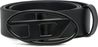 Diesel B-1Dr Oval D Loop - unisex - Riemen - Zwart - XL - Leer - Accessoires