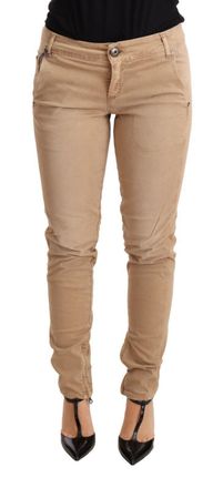 Ermanno Scervino Low Waist Skinny blue Trouser Cotton Womens Jeans