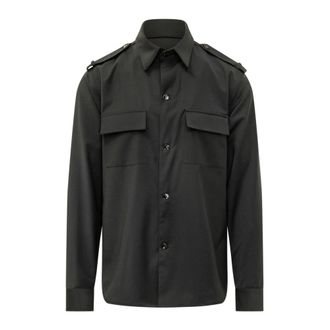 Michael Coal Utility Shirt - Heren - Zomerjassen - Zwart - XL - Leer - Jassen