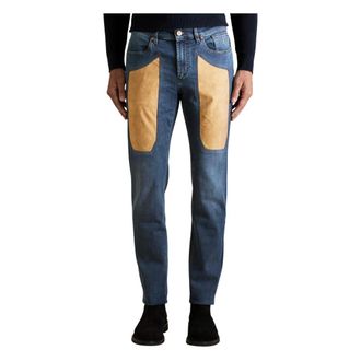 Jeckerson Slim-fit Jeans, male, Blue, Size: W40 John Slim-fit Jeans