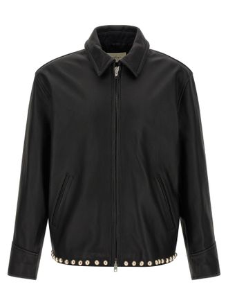 Second/Layer Calfskin Leather Mens Jacket