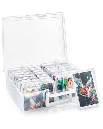 Sorbus 16-Case Photo Storage Box For Up To 1600 4x6 Photos