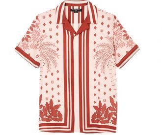 Cult of Individuality CUBAN SHORT SLEEVE WOVEN SHIRT