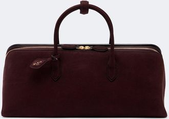 Alaia Ala&iuml;a Borsa Delta Medium in suede