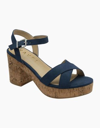 Ravel Womens Ghent Womens Heeled Sandals - Navy - Size: 3