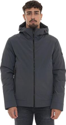 Peuterey Loge SRT 01 Short Jacket - Heren - Winterjassen - Grijs - 2XL - Leer - Jassen