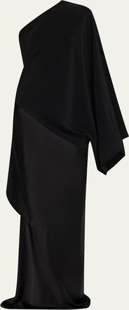 Stephane Rolland Paris Story Of A Night One-Shoulder Asymmetric Maxi Dress