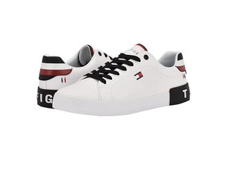 Tommy Hilfiger Rezz Mens Shoes White/Black : 7 D - Medium, Synthetic