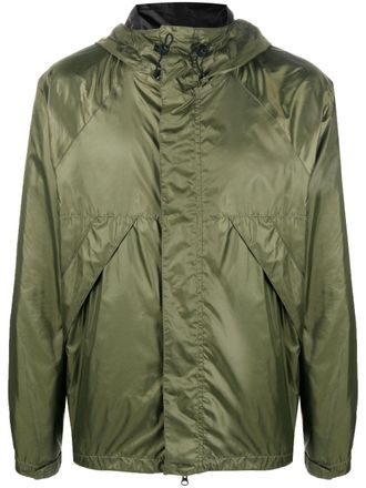 Aspesi drawstring-hood windbreaker jacket - Green