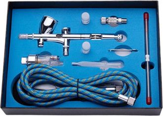 OEM Kit De Aer&oacute;grafo Profesional De Doble Acci&oacute;n De 180 K Con Control De Aire Y Pintura, Con Aguja De 0,2/0,3/0,5 Mm, Para Maquillaje, Modelismo, U&ntilde;as, Pi