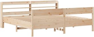vidaXL Bed Frame without Mattress 180x200 cm Super King Solid Wood Pine Vidaxl