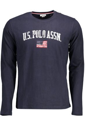 U.S.Polo Association Langemouwen T-shirt Amerikaanse Vlag Graphic