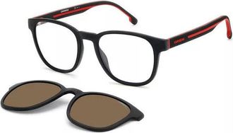 Carrera CA 8062/CS 0BLX SP Matte Black/Clear Bronze Polarized Clip-On