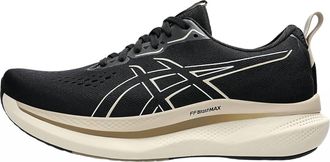 Asics Mens Glideride Max Shoe In Black/oatmea
