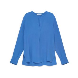 Maliparmi Maliparmi, Overhemden, Dames, Blauw, S, Shirts