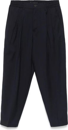low brand Broek met tropische print - Blauw