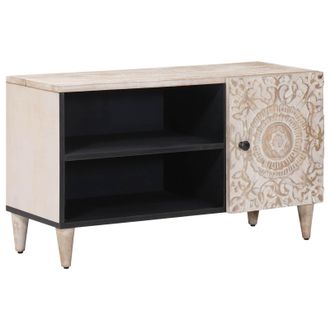 vidaXL Mueble De Tv 80 X 31,5 X 46 Cm Madera De Mango Maciza Vidaxl