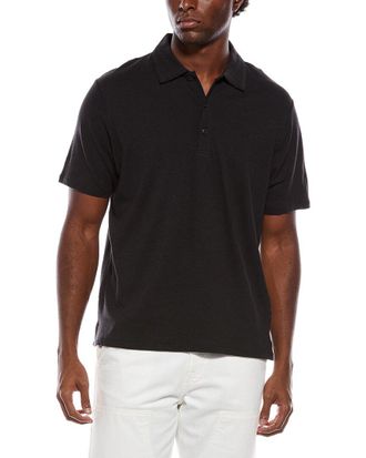 Rag & Bone Rag & Bone Darien Linen-Blend Polo Shirt