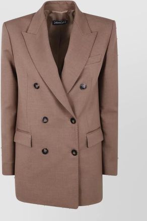 DRHOPE oversized double breasted blazer