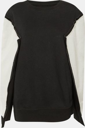 Maison Margiela Maison Martin Margiela Monochrome Cotton Knit Cape Sleeve Sweatshirt