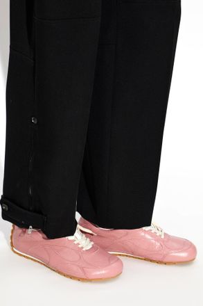 Bottega Veneta Orbit Flash Sports Shoes, Womens, Pink