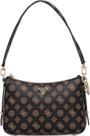 Guess Co Daryna monogram-pattern shoulder bag - Black