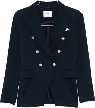 Circolo 1901 Womens Cotton Double-Breasted Jacket