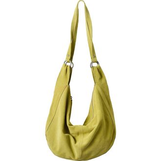 Free People We the Free Roma Suede Tote Bag in Apple Green at Nordstrom