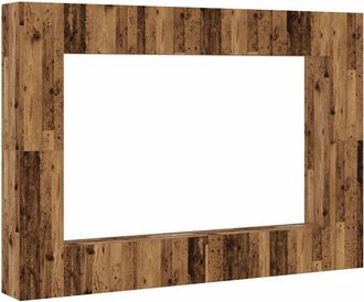 vidaXL Vidaxl - Conjunto De Mueble De Tv 8 Piezas Montado La Pared Madera Vieja