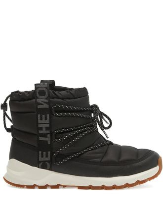 The North Face Gewatteerde veterlaarzen - Zwart