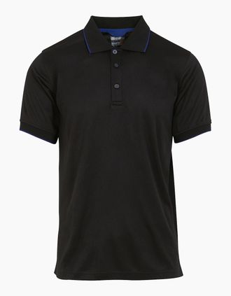Regatta Mens Regatta Professional Mens Short-Sleeved Polo Shirt - Black - Size: 38