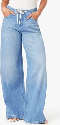 Habitual Lia Drawstring Wide Leg Jeans in Blue Bell at Nordstrom Rack, Size 25