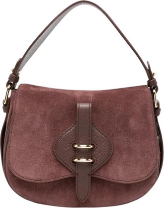 Coccinelle Mavery Su&egrave;de Schoudertas - Dames - Schoudertassen - Bruin - ONE Size - Su&egrave;de - Tassen