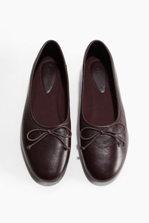 H&M Ballerinas - Weinrot