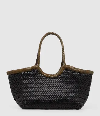Dragon Diffusion Sac Nantucket Small Bi-Colour Black/Khaki