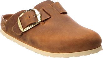 Birkenstock Boston Big Buckle Narrow Oiled Leather Clog