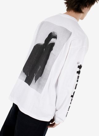 Carhartt Work in Progress L/S Archive Script t-shirt white