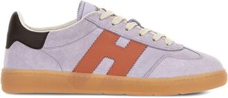 Hogan Purple Leather Sneakers