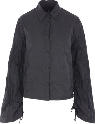 Maria Calderara Camicia con bottoni - Nero