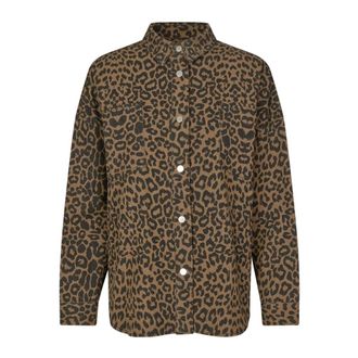 Lollys Laundry Dames, Jassen, Bruin, Maat: XS Katoen