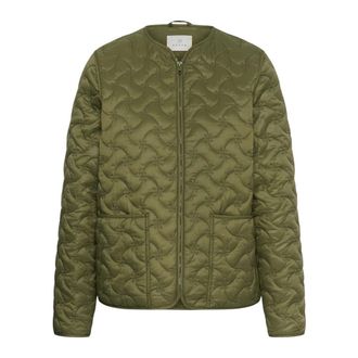 Kaffe Licht jack - Dames - Jassen - Groen - Maat: 2XL