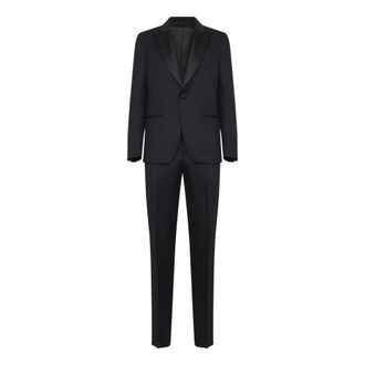 Lardini Heren, Pakken, Zwart, Maat: 3XL