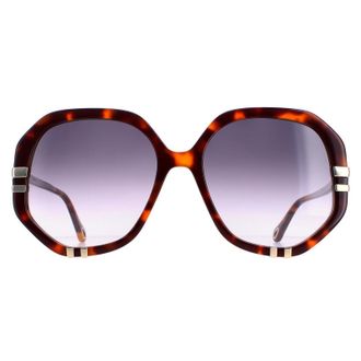 Chlo&eacute; Chloe zonnebril CH0105S 004 Tortoise grijze gradi&euml;nt