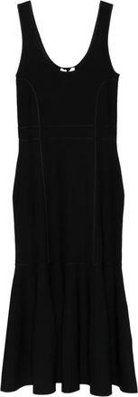 Zimmermann Godet seamed dress - Black