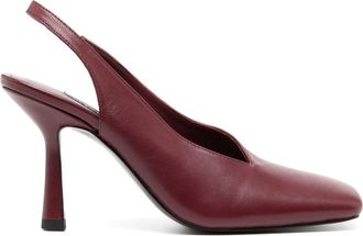 Senso Sawyer I 95mm slingback pumps - women - Leather - 42 - Red