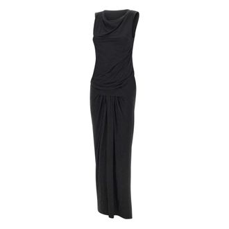 Entire studios Drape Dress - Dames - Maxi kleedjes - Zwart - M - Kleedjes