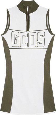 GCDS Band Logo Half Zip Mini Jurk - Dames - Tops zonder mouwen - Veelkleurig - XS - Tops