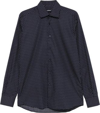 Karl Lagerfeld Camicia a pois - Blu