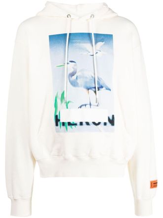 Heron Preston Hoodie met print - Wit